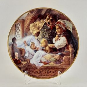 🧸Vintage Goldilocks & the 3 Bears Collector’s Plate🧸
